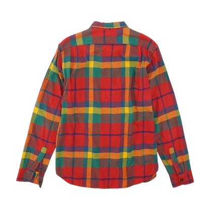 Multi Plaid Flannel Button Down