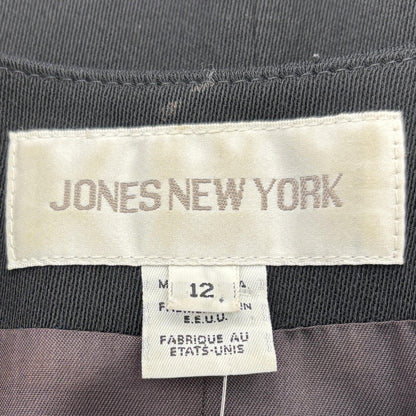 Vintage Black Solid Blazer