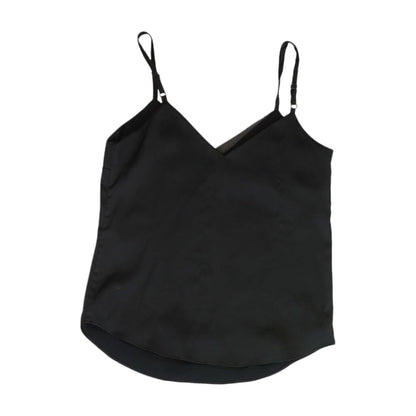 Black Solid Sleeveless Blouse