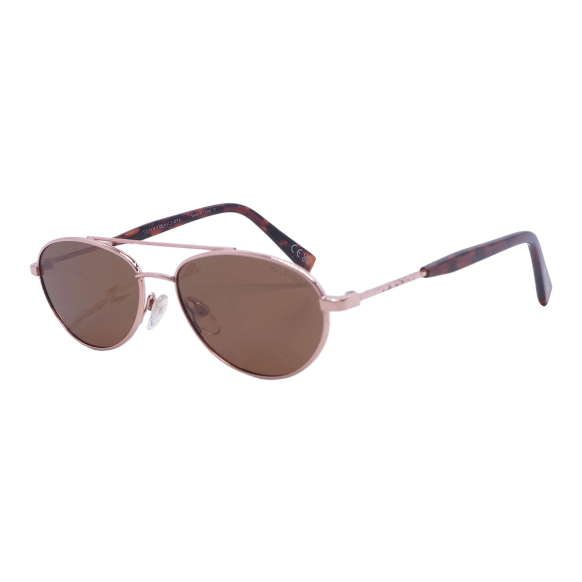 Rose Gold Carol Oval Sunglasses