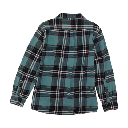 Blue Plaid Flannel Button Down