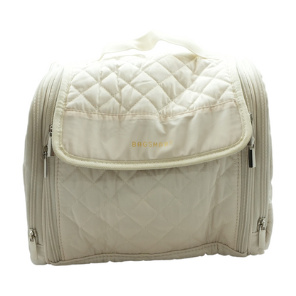 Beige Hanging Toiletry Bag