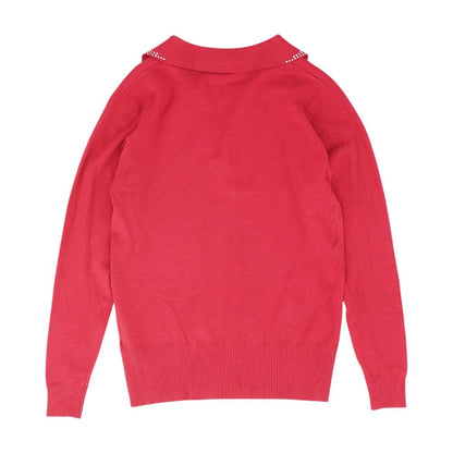 Red Solid Sweater
