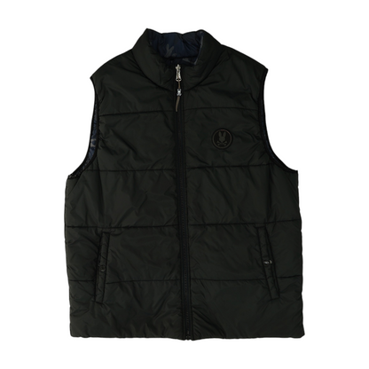 Black Solid Vest