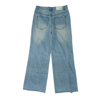 Blue Wide Leg Jeans