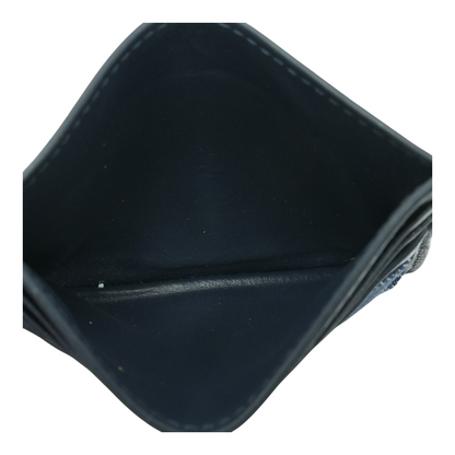 Intrecciato Denim Leather Card Case