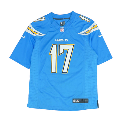 Men's Blue Los Angeles Chargers Short Sleeve Jersey