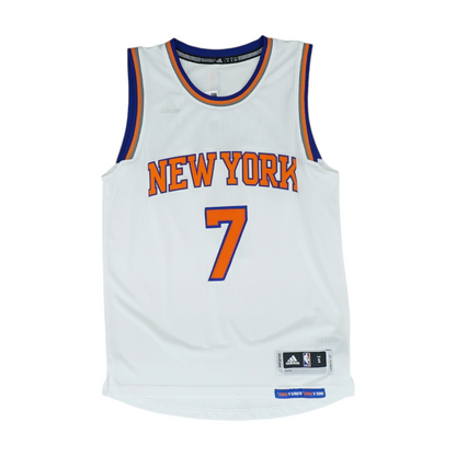 Men's White New York Knicks Sleeveless Jersey