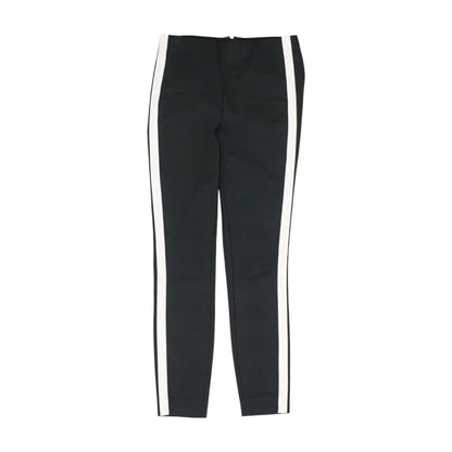 Black Solid Pants