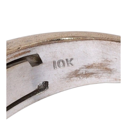 1 1/3 ctw 10K Two-Tone Gold Diamond Band