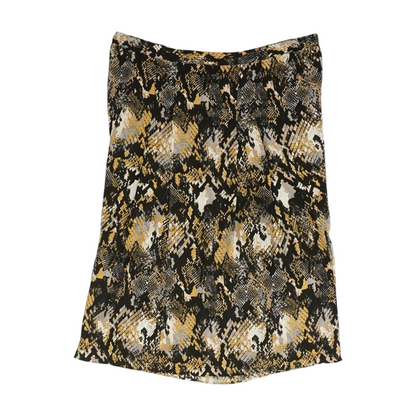 Multi Animal Print Midi Skirt