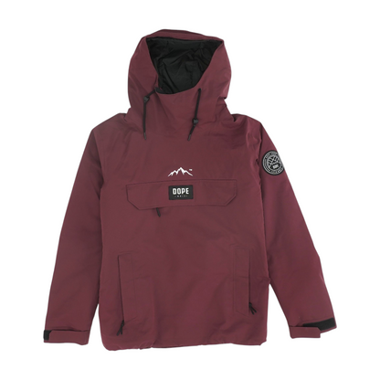 Maroon Solid Hoodie Pullover