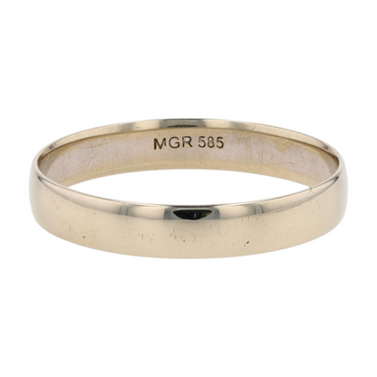 14K Yellow Gold Band