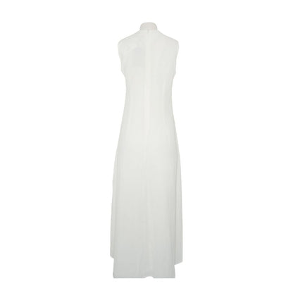 White Midi Dress Set