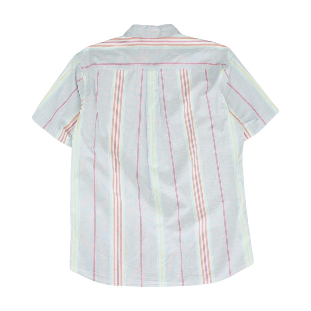 Multi Striped Short Sleeve Button Down