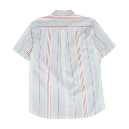 Multi Striped Short Sleeve Button Down