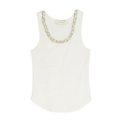 White Petite Blouse
