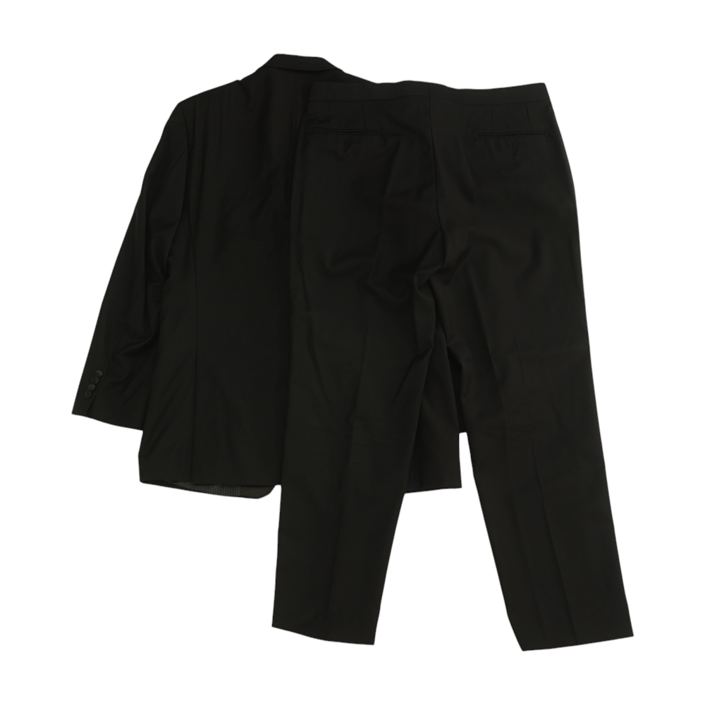 Black Long Solid Suit