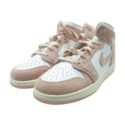 Jordan 1 Mid SE Pink Athletic Shoes