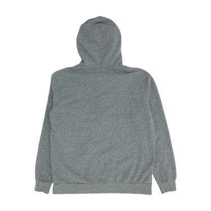 Gray Solid Hoodie Pullover
