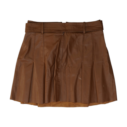 Brown Mini Skirt