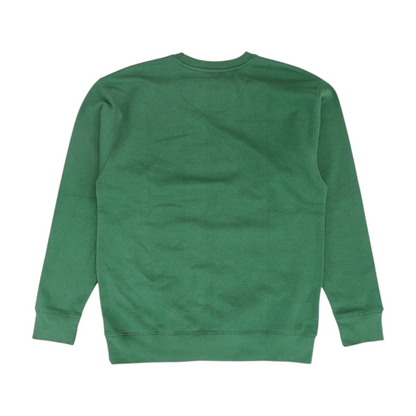 Green Solid Sweatshirt Pullover