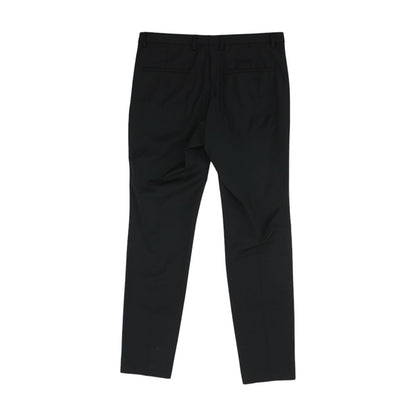 Black Solid Dress Pants
