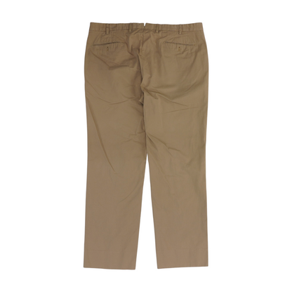 Beige Straight Pants