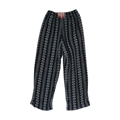 Black Casual Regular Pants