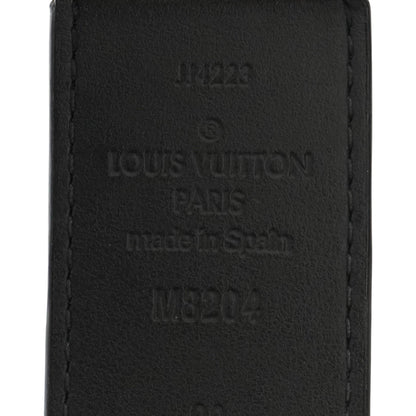 Black Slender 35mm Reversible Belt in Damier Infini Leather