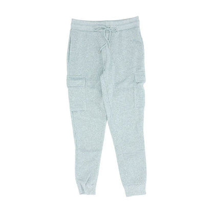Gray Solid Joggers Pants