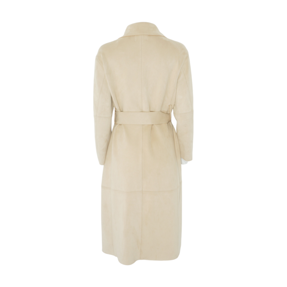 Beige Solid Coat
