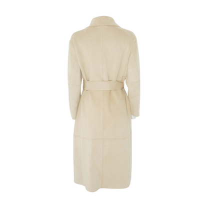 Beige Solid Coat