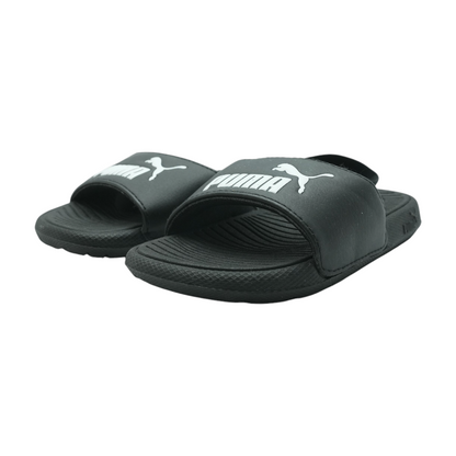 Black Athletic Slides Shoes
