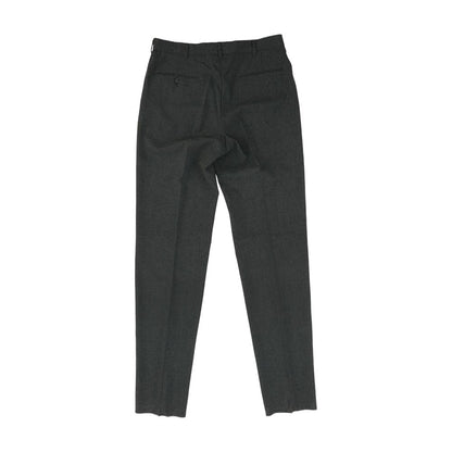 Charcoal Solid Dress Pants