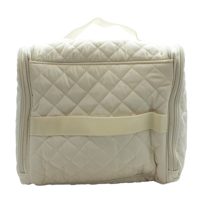 Beige Hanging Toiletry Bag