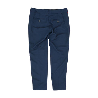 Navy Solid Dress Pants