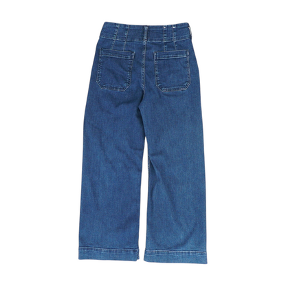 Blue Wide Leg Jeans