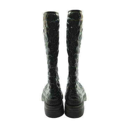 Black Valentino Atelier 03 Rose Edition Rubber Boot