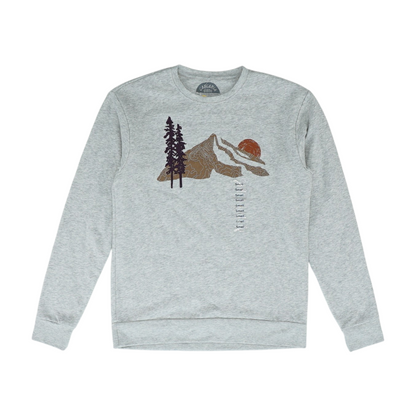 Gray Graphic Sweatshirt Pullover