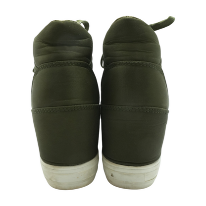 Olive Wedge Heels