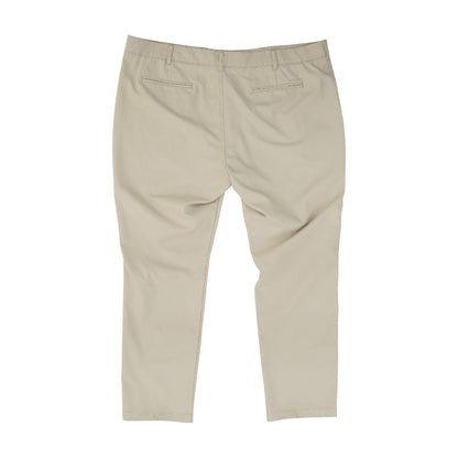 Khaki Solid Active Pants