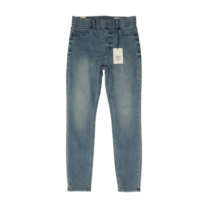 Blue High Rise Skinny Leg Jeans