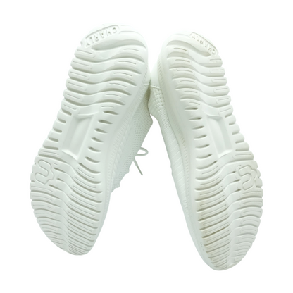 White Low-Top Athletic Shoes