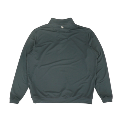 Black Solid 1/4 Zip Pullover