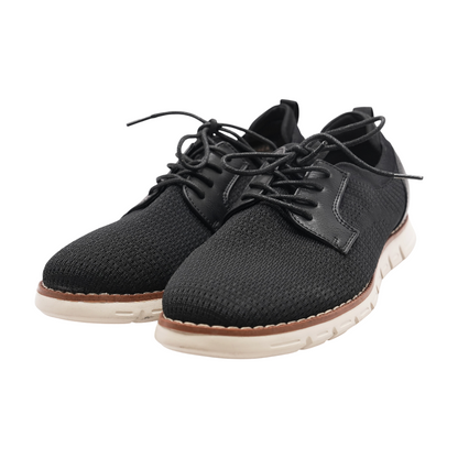 Black Lace-Up Dress Shoes