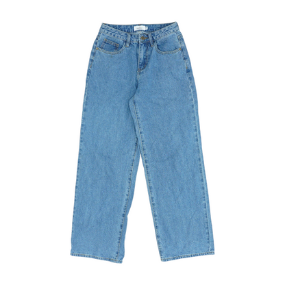 Blue Wide Leg Jeans