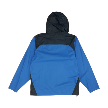 Navy Color Block Rain Jacket