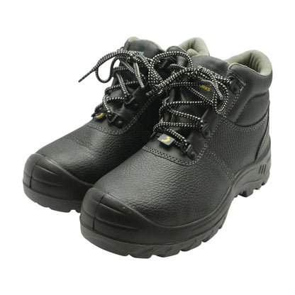 Black Leather Lace Up Boots