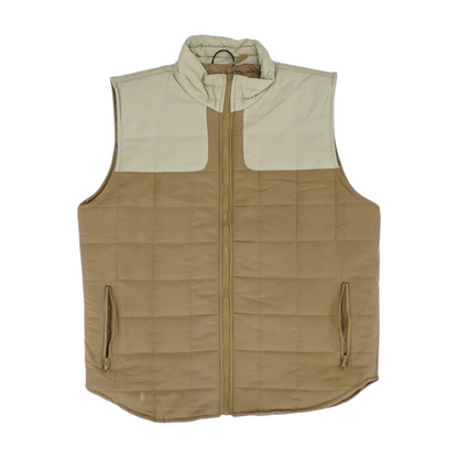 Tan Color Block Vest